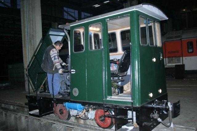 The locomotive in Budapest