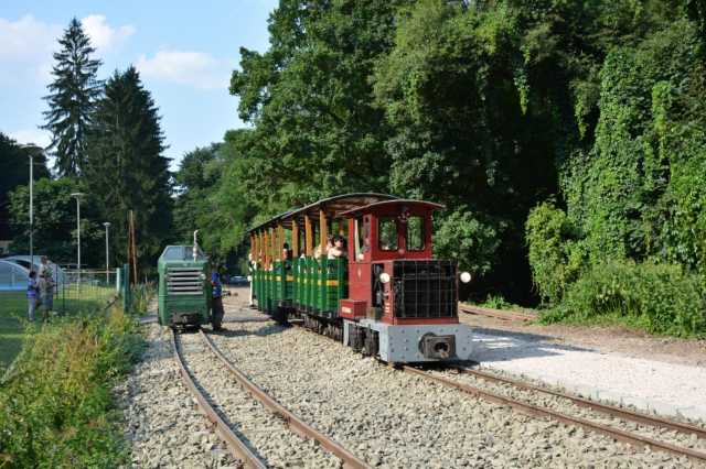Diesel passenger trains at Feketevölgy kitérő terminus