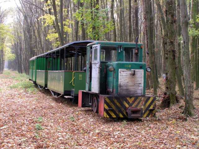 Special train on the line to Soponya in 2006